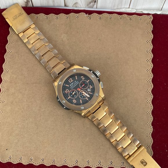 Techmaster Chronograph Luxury Watch by Designer Daniel Steiger Stainless Steel - Picture 4 of 7